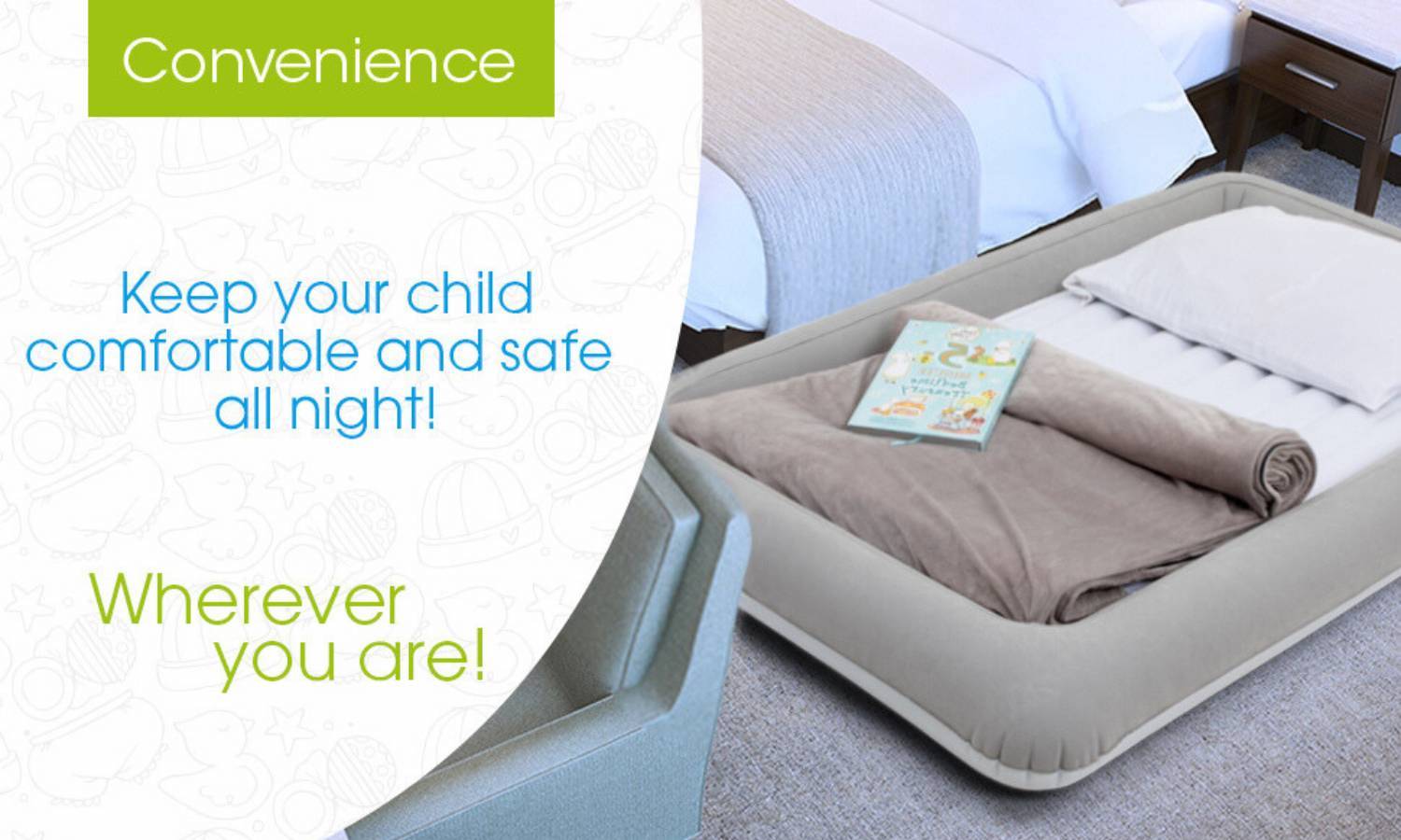 Inflatable Toddler Travel Bed — image 6
