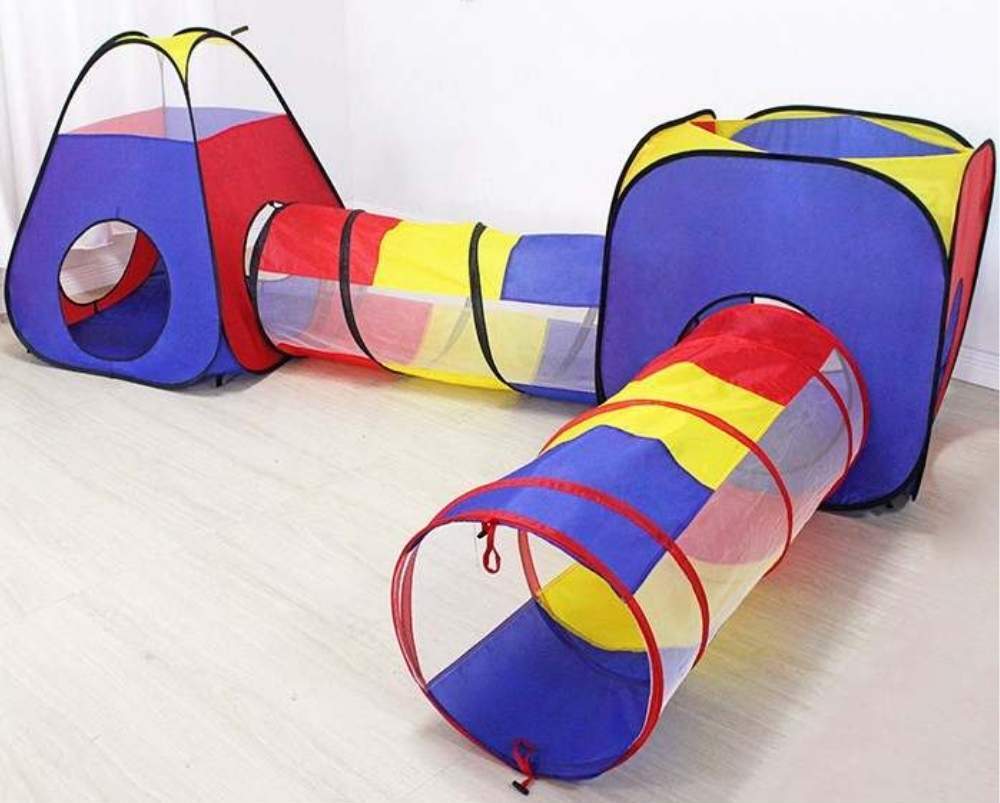 Kids Play Tent and Tunnel Set — image 3
