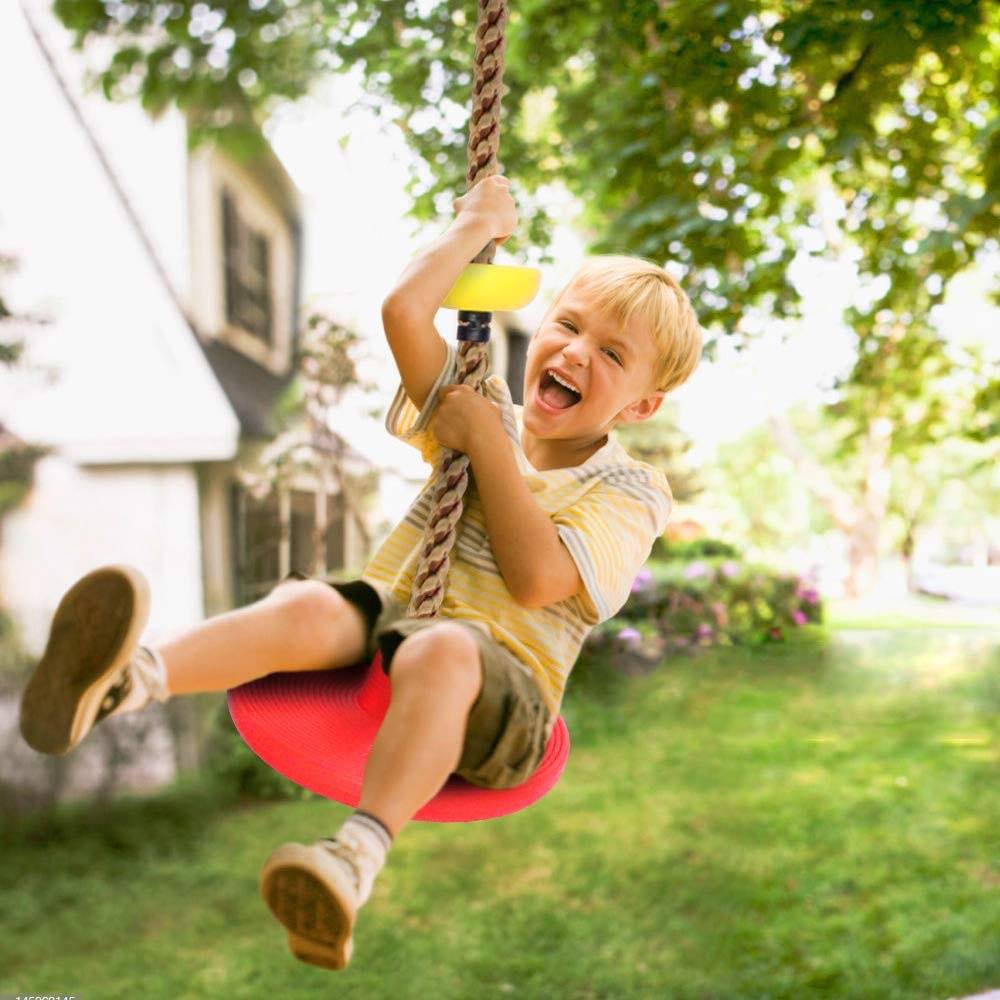 Jungle Gym Climbing Rope with Disc Swing — image 4
