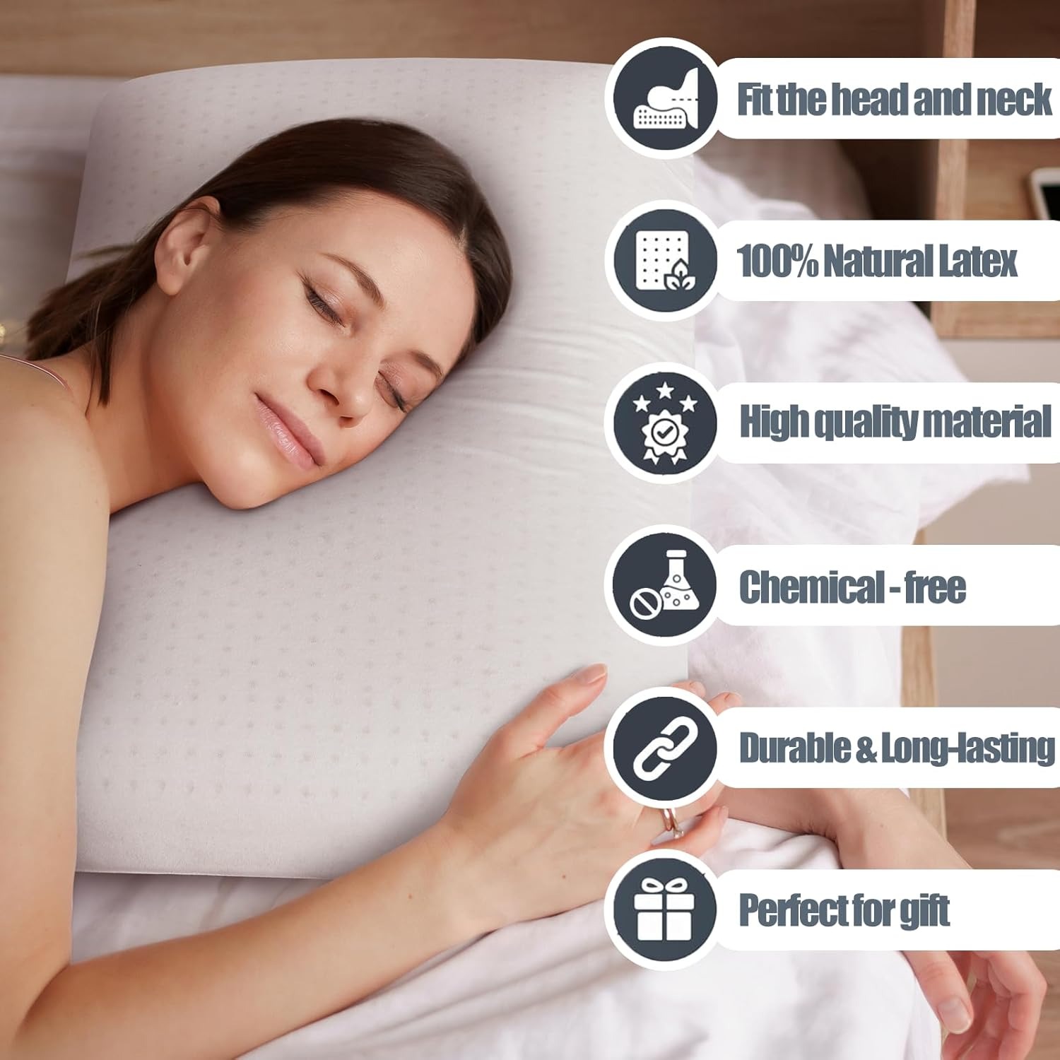 Natural Dunlop Latex Pillow — image 4
