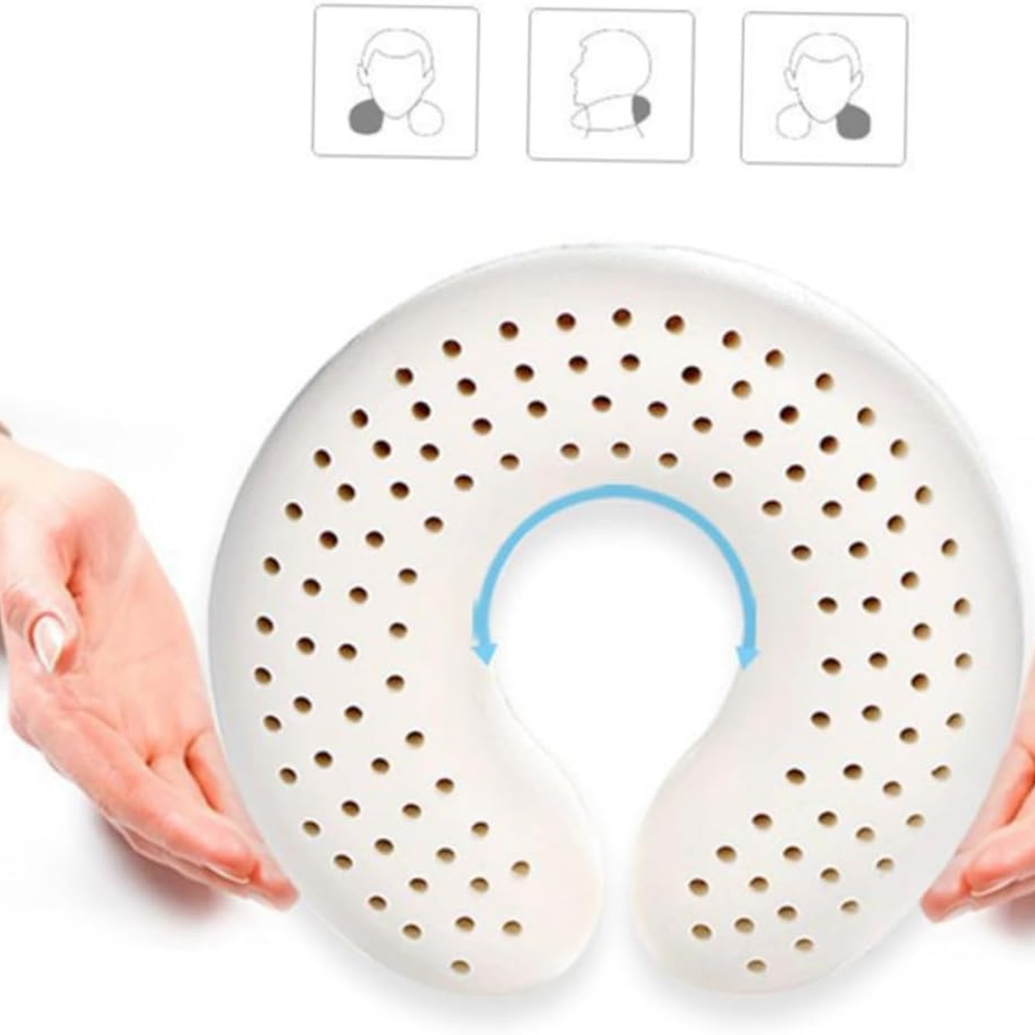 U-Shaped Latex Neck Pillow — image 3
